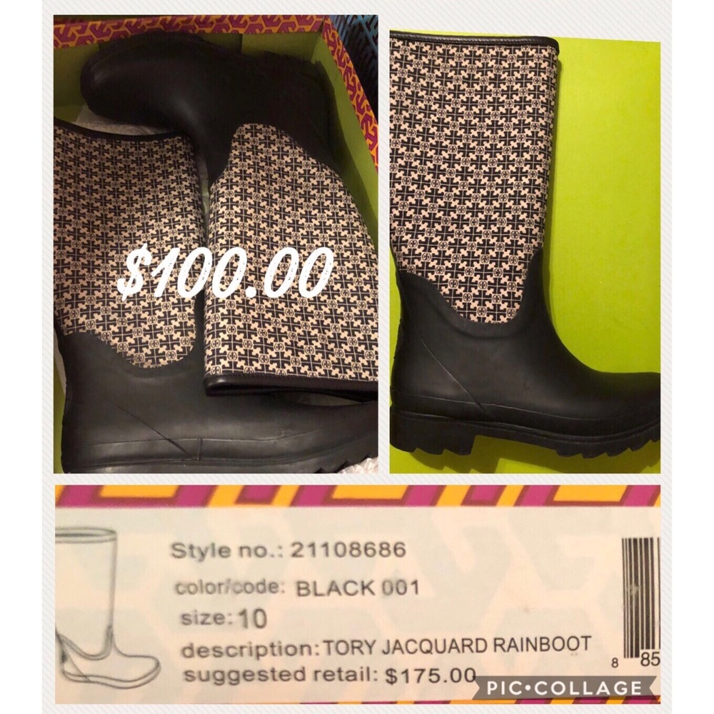 Tory Burch rain boots